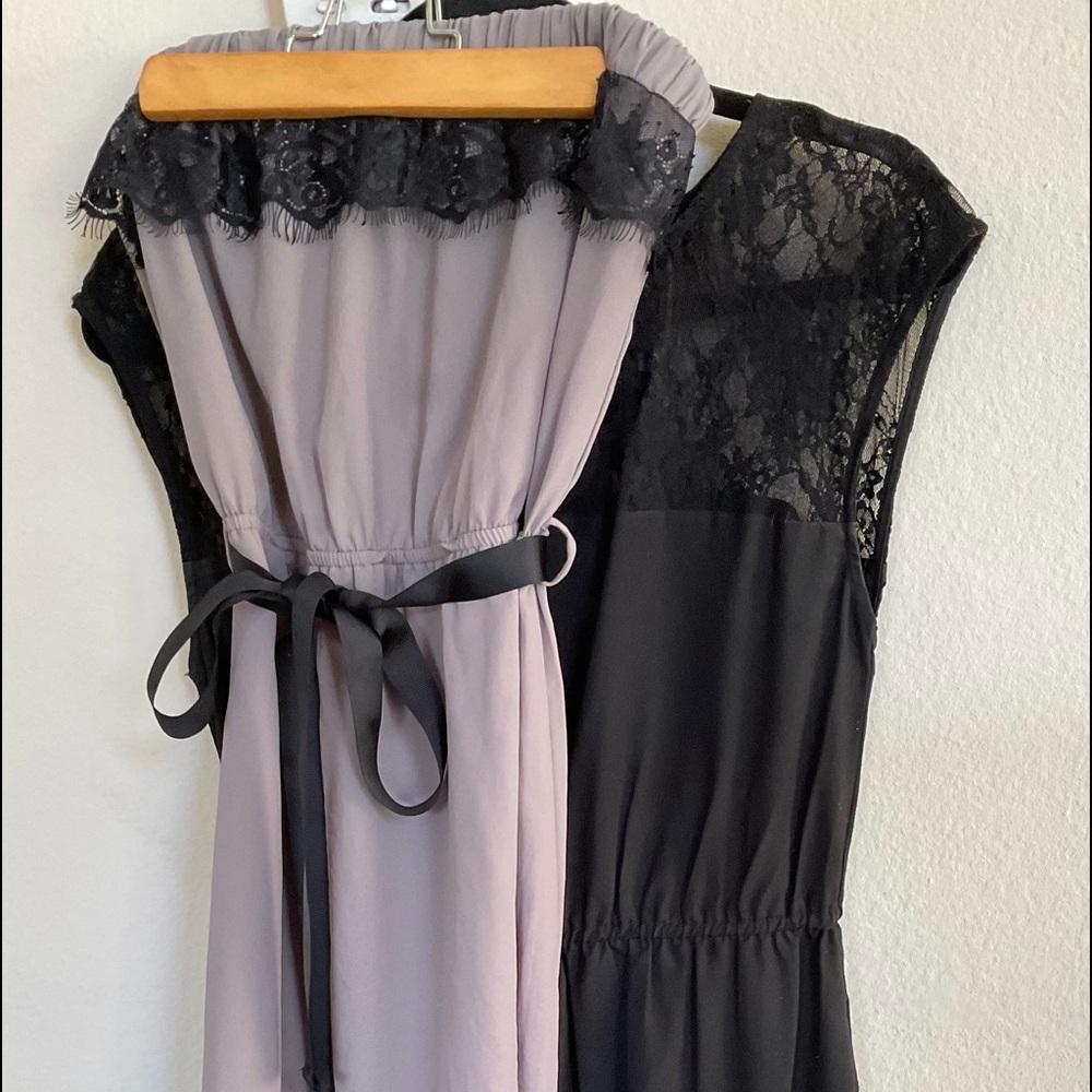 2 beautiful dresses with lace details